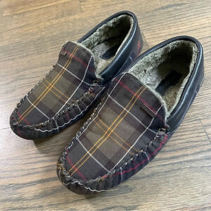 Barbour Monty Moccasin Slippers - Men's Size 8